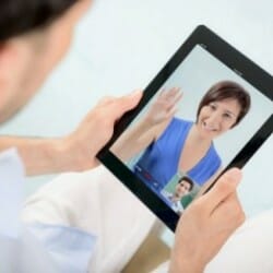 Patient and Doctor Consult via Tablet