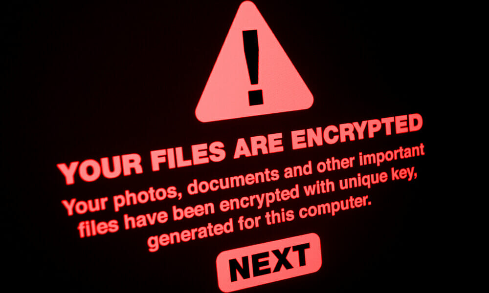 ransomware stock image